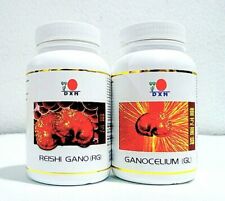 DXN Reishi Gano RG 30 + Ganocelium GL 30 Capsules Ganoderma Lingzhi Express 