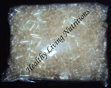 500 EMPTY GELATIN CAPSULES ~ SIZE 000 ~ BULK ( Kosher / HALAL ) gel caps