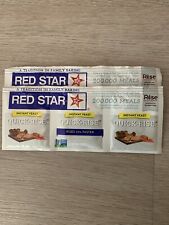 3 Packs (4strips) RED STAR Active Dry Yeast  Package Instant Quick Rise