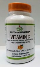 GREENandORGANIC Vitamin C 1000mg High Absorption Pills HALAL Tablet Supplements