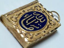 Muslim 22k Yellow Gold Symbol Bible Pendent Charm