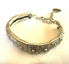 Silver plate stretch bracelet with Islamic charm