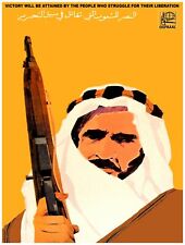 665.Decorative Poster.Political graphic Art.Muslim Arabs History.School project