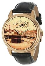 VINTAGE 1905 HOLY KAABA MECCA ART LARGE 40 mm ISLAMIC COLLECTIBLE WRIST WATCH