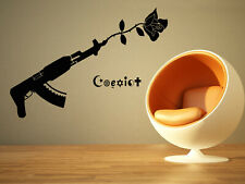 Wall Sticker Coexist Religions Signs Rose Gun Islam Vinyl Decal Art Decor ZX678