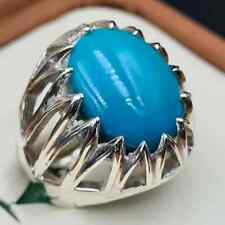 Natural dark  blue Feroza Ring For Men turquoise ring feroza Ring islamic rings