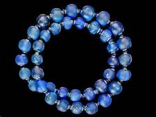 Ancient Islamic Period  Blue Glass Beads Necklace with Ancient Nila Beads and Ka