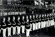 1937 Original Photo Detroit Masonic Moslem Shriners pose in street at Convention