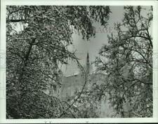 1984 Press Photo Minaret of Moslem Mosque in Sarajevo, Croatia - nox47334