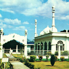 Vintage 1960s Lautoka Muslim Mosque Fiji Postcard