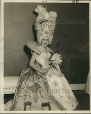 1960 Press Photo Dee Marie Demonn as queen of the ball of the Krewe of Moslem