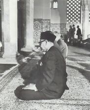 1964 Wire Photo Malaysia Prime Minister Rahman pray Islamic Center Washington DC