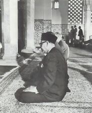 1964 Wire Photo Malaysia Prime Minister Rahman pray Islamic Center Washington DC