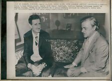 1976 Envoy Dean Brown Kamal Junblatt Moslem Lebanese Leader Wirephoto 8X10
