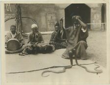 1926 MUSLIM SNAKE CHARMER Incredible Early Vintage Photo