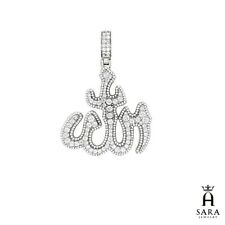 Arabic God Allah Two Tone Micro Pave Religious Islamic Muslim Designer Exclusive