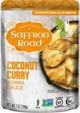 Saffron Road Coconut Curry Korma Sauce - Mild - Gluten Free, Vegetarian - 7 oz