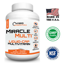 MultiVitamin MultiMineral GelCap for Men & Women, easy swallow Soft Gel Capsule