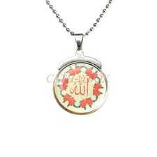 8 Designs Muslim God Allah Islam Muhammad Pendant Necklace Locket Chain Jewelry