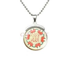 8 Designs Muslim God Allah Islam Muhammad Pendant Necklace Locket Chain Jewelry