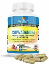 Organic Ashwagandha 1300 mg  High Potency Natural Anti-Stress and Energy Booster