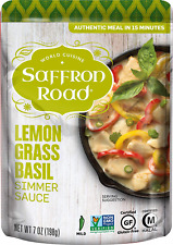 Saffron Road Lemongrass Basil Simmer Sauce, 7 Oz