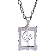 Ya Zahra Silver Pt Necklace Islamic Arabic Name Fatima Chain Quran Muslim Gift