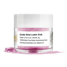 Bakell® 4g Dusty Rose Edible Pearlized Luster Dust 