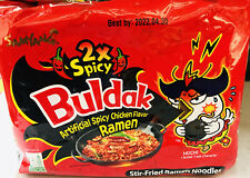 samyang 2x spicy korean hot chicken flavor  halal ramen.5 PACK