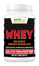 Delicious Creamy Chocolate Halal Whey Protein Powder 2Lbs | By SHIFAA NUTRTION