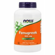 Now Foods FENUGREEK, 500 mg, 250 vCaps Powerful Herbal Supplement