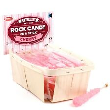 Pink Rock Candy - 18 Sticks - Cherry - Party Favors - Candy Buffet