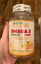 DHA & Omega 3 Gummy Vitamins for Women & Men Halal Vitamins (60 Count) Vegetaria