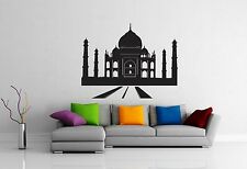 Wall Stickers Vinyl Decal Taj Mahal India Islam Mosque Mausoleum (ig1008) 