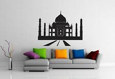 Wall Stickers Vinyl Decal Taj Mahal India Islam Mosque Mausoleum (ig1008) 