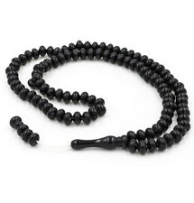Modefa Turkish Islamic Prayer Rosary Dhikr Beads Tesbih Acrylic 99 Count - Black