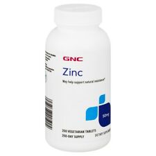 GNC Zinc 50MG 250 Tablets - Family Size - Immune Support Fast FREE Shipping