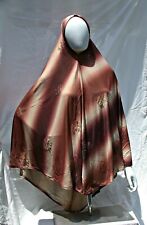 Adult Amira Khimar One Piece Somali Hijab Muslim Women Overhead TAN Scarf