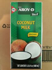 1 box Aroy-D original Coconut Milk, 33.8foz (1 กล่อง อร่อย-ดี กะทิ รสดั้งเดิม) F