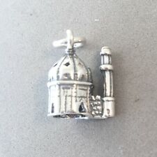 .925 Sterling Silver MOSQUE CHARM Pendant Muslim Islam Turkey Mecca NEW 925 FA13