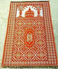 Muslim Travel Mat, Islamic Prayer Rug janamaz Sajda Mat BestQualiy- RED
