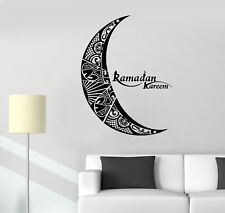 Vinyl Wall Decal Ramadan Kareem Moon Islam Muslim Religion Stickers (2311ig)