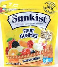 1 Bag Sunkist 28 Oz Real Fruit Gummies Mixed Fruit 100% Vit C Soft Chews BB 3-22