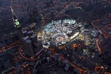 HOLY CITY OF MECCA AT NIGHT GLOSSY POSTER PICTURE PHOTO quran Muslim god 2338