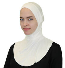 Modefa Islamic Turkish Ninja Easy Instant Muslim Hijab Underscarf Off-White