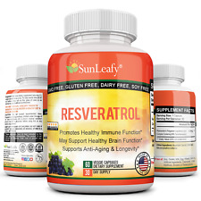 Resveratrol Potent Antioxidants & Trans-Resveratrol, Promotes Anti-Aging