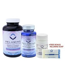 Relumins Advance White Glutathione, Vitamin C MAX & Boosters - NEW! w/ Rose Hips