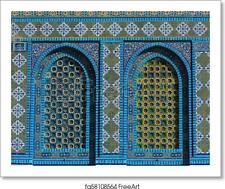 Islamic Pattern, Tile Art Print / Canvas Print. Poster, Wall Art, Home Decor