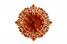 Handmade Wooden Clock Circular Frame 3 1