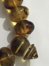 Natural Baltic Amber Islamic Prayer Beads Misbaha Tasbih Rosary 42G 47 Beads